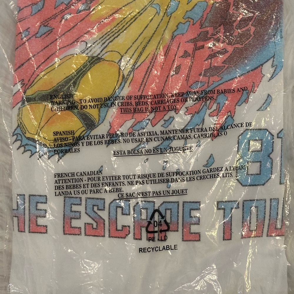 Recycled Karma Women's White T-Shirt Size XS Journey The Great Escape 81' - Picture 6 of 6